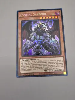 Yugioh Bystial Saronir MP23-EN158 Secret Rare 1st Ed NM - Image 2