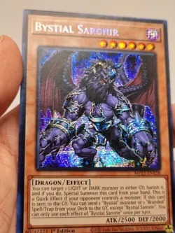 Yugioh Bystial Saronir MP23-EN158 Secret Rare 1st Ed NM - Image 3