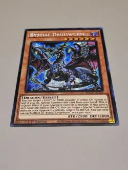 Yugioh Bystial Druiswurm MP23-EN159 1st Prismatic Secret Rare - Image 1
