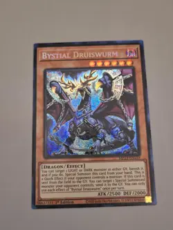 Yugioh Bystial Druiswurm MP23-EN159 1st Prismatic Secret Rare - Image 2