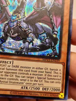 Yugioh Bystial Druiswurm MP23-EN159 1st Prismatic Secret Rare - Image 4
