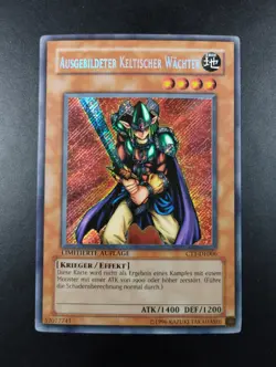 YUGIOH 2004 | OBNOXIOUS CELTIC GUARD | CT1-DE006 | LIMITED | GERMAN | VG (MP) - Image 1