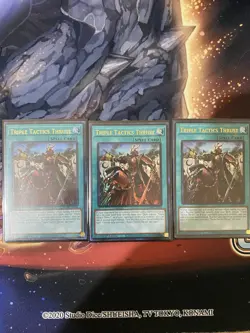3x Yugioh! Triple Tactics Thrust MZMI-EN084 Maze of Millennia 1st Ed - Image 1
