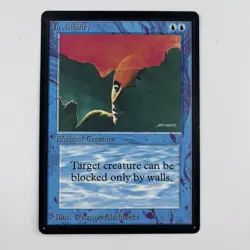 MTG Invisibility Beta Magic The Gathering TCG Card NM - Image 1