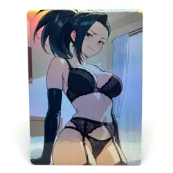 My Hero Academia Momo Yaoyorozu Goddess Anime Waifu ACG Foil Card - Image 1