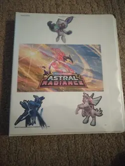 Astral Radiance Binder Lot 129 Cards Includes Rares and Holos and More - Image 1