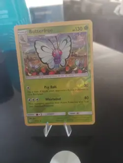 Butterfree 3/149 Sun & Moon Reverse Holo Rare Pokemon Card LP - Image 1