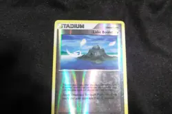Lake Boundary Stadium Pokemon Card (Reverse Holo/Uncommon) 112/123 VLP - EX+/NM- - Image 2
