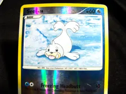 Seel Pokemon TCG Mysterious Treasures Reverse Holo Common Card #97/123 - Image 2