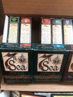 🔥7th Sea CCG Lot - AEG - Scarlet SeasU, BroadsidesU, No QuarterU ~1,500 Cards🔥 - Image 2