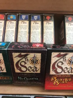 🔥7th Sea CCG Lot - AEG - Scarlet SeasU, BroadsidesU, No QuarterU ~1,500 Cards🔥 - Image 3