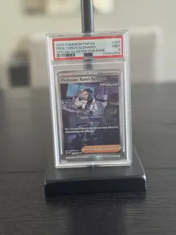 Professor Turos Scenario Paradox Rift Pokemon TCG Holo Card 257/182 PSA 9 - Image 1