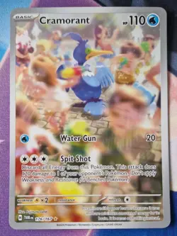 Pokemon TCG Cramorant Scarlet & Violet Twilight Masquerade Card 176/167 NM-Mint - Image 1