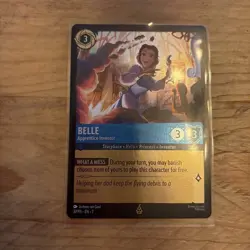 Disney Lorcana Belle Apprentice Inventor Promo Card 2025 - Image 1