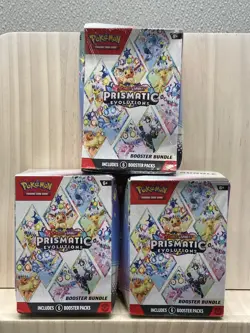 Pokemon TCG: Prismatic Evolutions - Booster Bundle Lot of 3 - Image 1