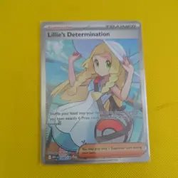 Lillie's Determination 169/132 Pokemon Mega Evolution Full Art mint/nmint - Image 1