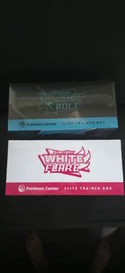 Pokemon Centre Exclusive - Black Bolt and White Flare ETB New and Sealed - Image 5