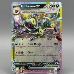 Umbreon EX 60/131 Double Rare Pokemon TCG Prismatic Evolutions NM - Image 1