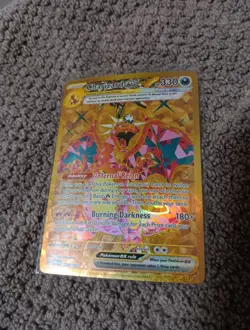 Pokemon TCG Charizard ex 228/197 Gold Ultra Rare Obsidian Flames NM - Image 1