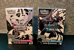 Pokemon TCG Black Bolt & White Flare Booster Bundle Pair - New Factory Sealed ✅ - Image 1