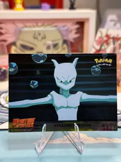 Stealing Pokemon 27 Holo Pokemon Topps Mewtwo Strikes Back Blue Label - Image 1