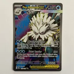 Pokemon TCG Mega Evolutions Mega Abomasnow Ex 157/132 Full Art Near Mint Single! - Image 1