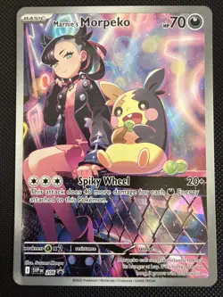 Pokemon TCG Marnie's Morpeko SVP 206 Rival Battle Deck Black Star Promo - Image 1