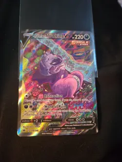 Pokemon Galarian Slowking V Sword & Shield Chilling Reign Alternate Art 179/198 - Image 1