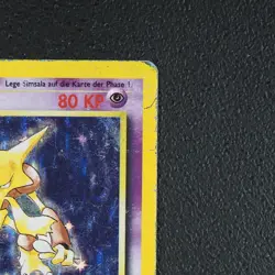 Simsala - Alakazam Pokemon Karte TCG WOTC 1/102 Rare Holo Base Basis-Set /N21 - Image 4