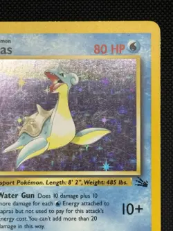 Pokemon TCG - Lapras 10/62 Holo Rare - WOTC Fossil Unlimited - Image 4