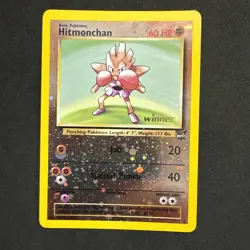 Hitmonchan 2 Winner 002/009 Best of Reverse Holo Pokemon - Image 1