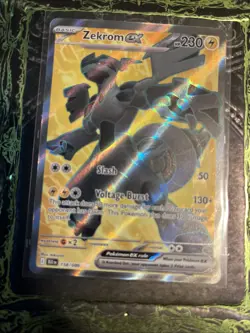 Pokemon TCG Zekrom EX 158/086 Secret Rare Sv: Black Bolt - Image 1