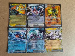Pokemon TCG Paradox Rift - 6x EX Card Bundle Garchomp Mewtwo Golisopod Armarouge - Image 1