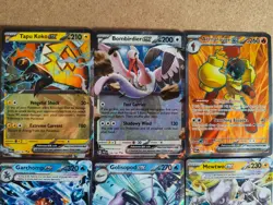 Pokemon TCG Paradox Rift - 6x EX Card Bundle Garchomp Mewtwo Golisopod Armarouge - Image 2