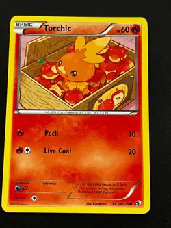 Torchic RC5/RC25 - Legendary Treasures: Radiant Collection Holo Pokemon TCG Card - Image 1