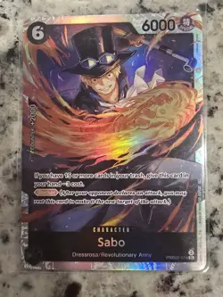 One Piece TCG | Sabo PRB02-014 SR - One Piece Card the Best Vol. 2 NM - Image 1