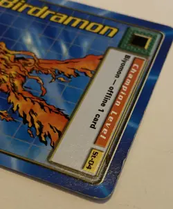 Birdramon ST-04 Champion Level Digimon Digi Battle Starter 1 Card 1999 Bandai - Image 5