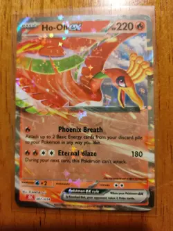 4x Pokemon Cards Bulk Bundle Lugia ex Ho-Oh ex Prime ape Mankey - Image 2