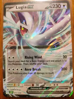 4x Pokemon Cards Bulk Bundle Lugia ex Ho-Oh ex Prime ape Mankey - Image 4