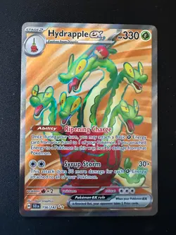 Hydrapple EX 156/142 Holo Ultra Rare S&V Stellar Crown Pokemon Card - Image 1