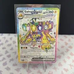 Pokemon TCG Galvantula EX Stellar Crown Holo Card 159/142 SV07 - Image 1