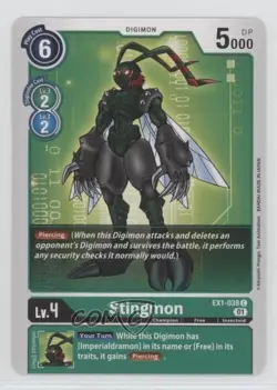 2021 Digimon Card Game - Classic Collection Stingmon #EX1-038 - Image 1