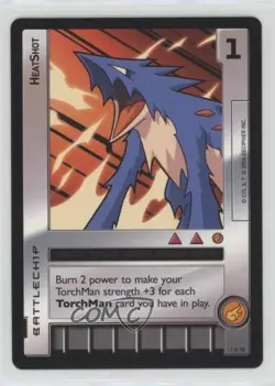 2004 Megaman - Power Up! - Expansion Set Trading Card Game HeatShot #1R78 - Image 1