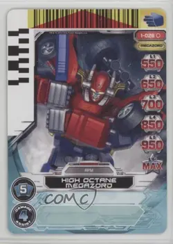 2013 Saban's Power Rangers - Action Card Game High Octane Megazord #1-026 - Image 1