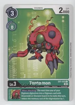 2021 Digimon Card Game - Classic Collection Tentomon #EX1-033 - Image 1