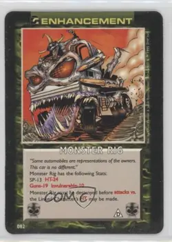 1995 Spawn - Power Cardz Trading Card Game Monster Rig #082 - Image 1