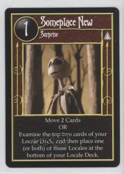 2005 The Nightmare Before Christmas Trading Card Game Someplace New - Image 1