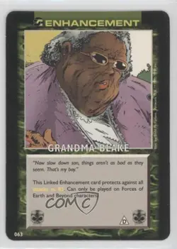 1995 Spawn - Power Cardz Trading Card Game Grandma Blake #063 - Image 1