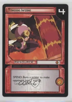 2004 Megaman - Power Up! Expansion Set Trading Card Game Towering Inferno #1R99 - Image 1