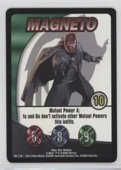 2000 The X-Men Movie Trading Card Game Magneto #124 - Image 1